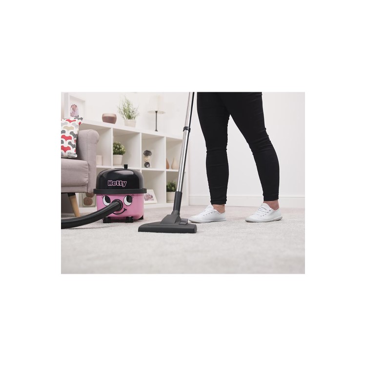 Numatic HET160T Hetty Turbo Bagged Vacuum Cleaner - Pink