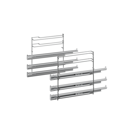 Bosch HEZ638300 Triple level telescopic shelf rails for Series 8 6 & 4  single and Series 6 & 4 dou