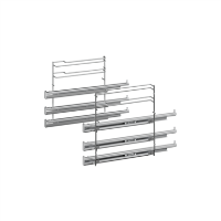 Bosch HEZ638370 Triple level telescopic shelf rails set for Series 8 single pyrolytic ovens