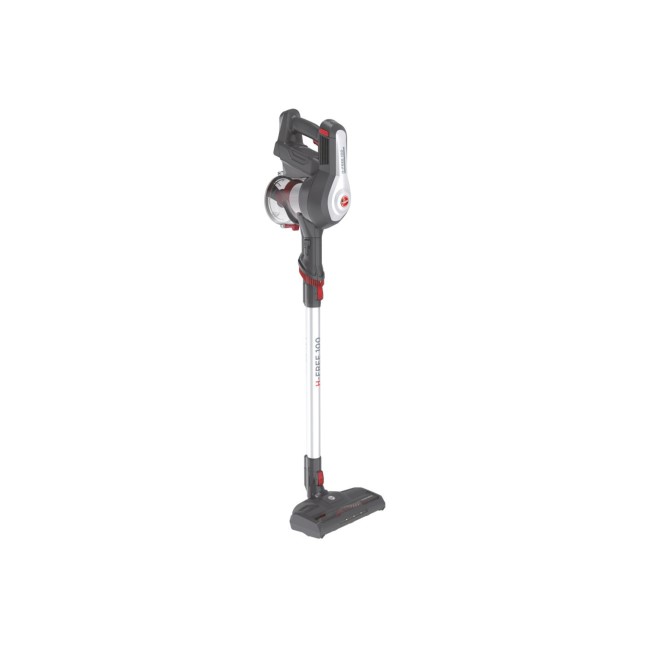 Hoover HF122GH H-Free 100 Cordless Stick Vacuum Cleaner - Grey & Red