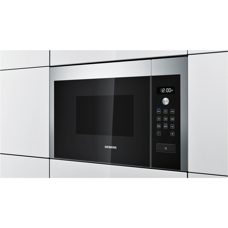 GRADE A3 - Siemens HF15M564B iQ500 800W 20L Built-in Microwave Oven For A 60cm Wide Wall Unit - Stainless Steel