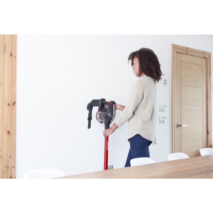 Hoover HF18RH H-Free Cordless Vacuum Cleaner - Black & Red