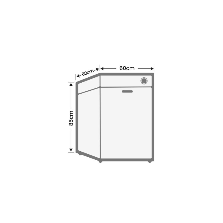 Hoover H-Dish 300 Freestanding Dishwasher - Smart Wi-Fi, C-Rated, White