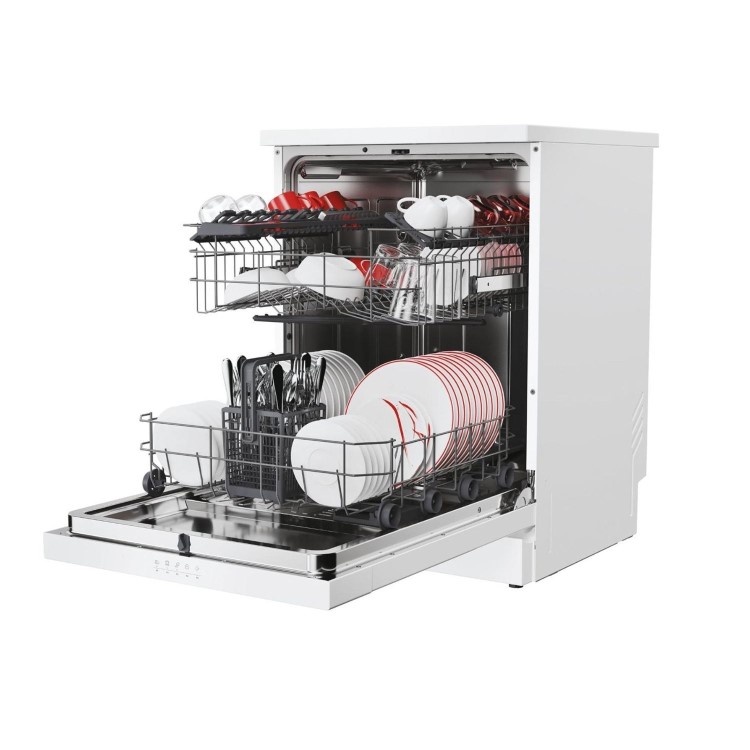 Hoover H-Dish 300 Freestanding Dishwasher - Smart Wi-Fi, C-Rated, White