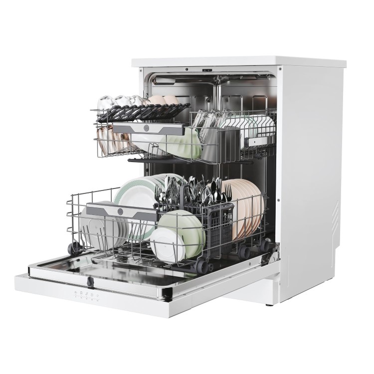 Hoover H-Dish 300 Freestanding Dishwasher - Smart Wi-Fi C-Rated White