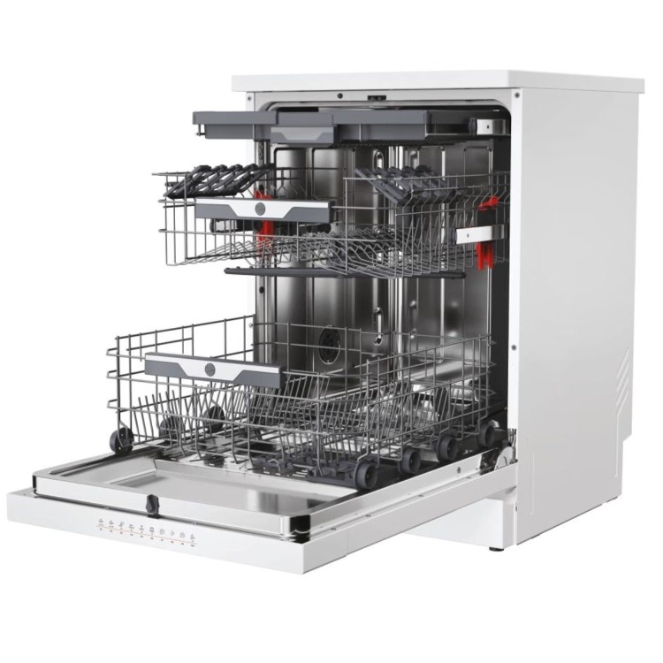 Hoover H-DISH 500 Freestanding Dishwasher - Smart Wi-Fi, B-Rated, White