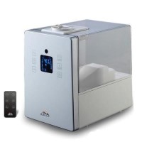 HF 710 White Digital Ultrasonic Cool & Warm Mist Humidifier with Aroma Function