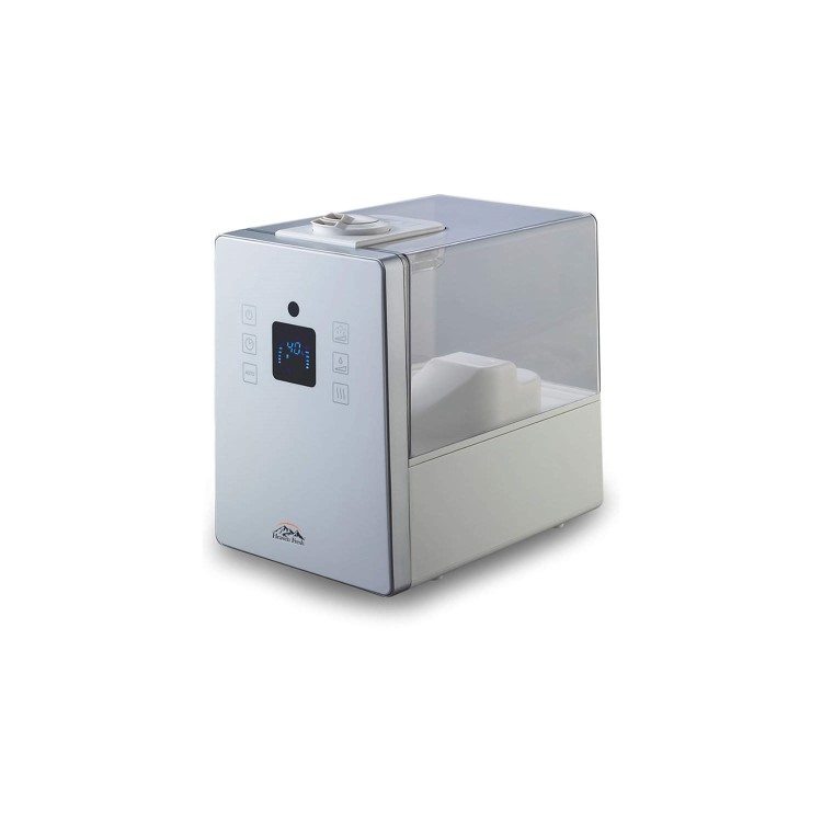 HF 710 White Digital Ultrasonic Cool & Warm Mist Humidifier with Aroma Function