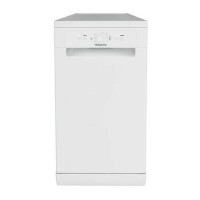 Refurbished Hotpoint HF9E1B19UK 9 Place Freestanding Slimline Dishwasher White