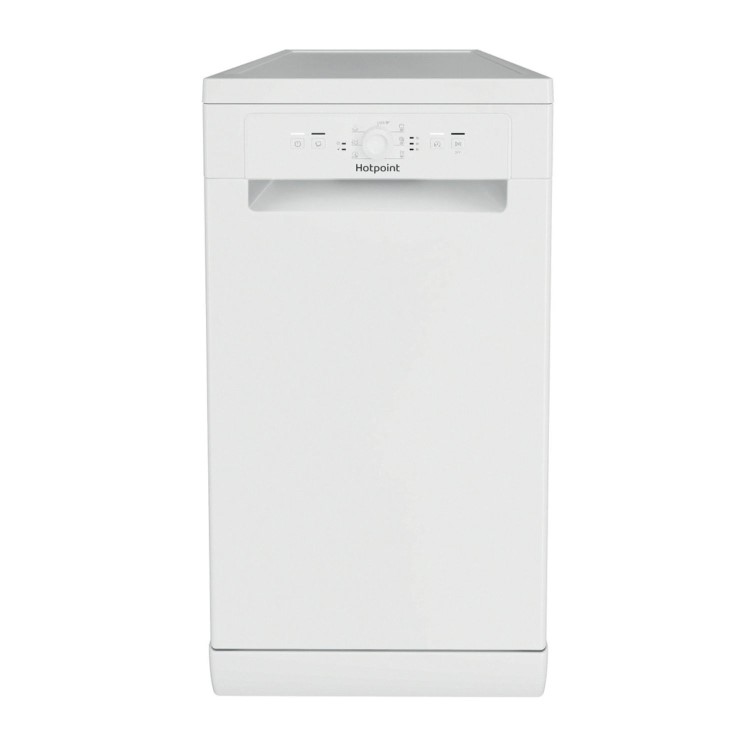 Refurbished Hotpoint HF9E1B19UK 9 Place Freestanding Slimline Dishwasher White