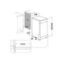 Refurbished Hotpoint HF9E1B19UK 9 Place Freestanding Slimline Dishwasher White