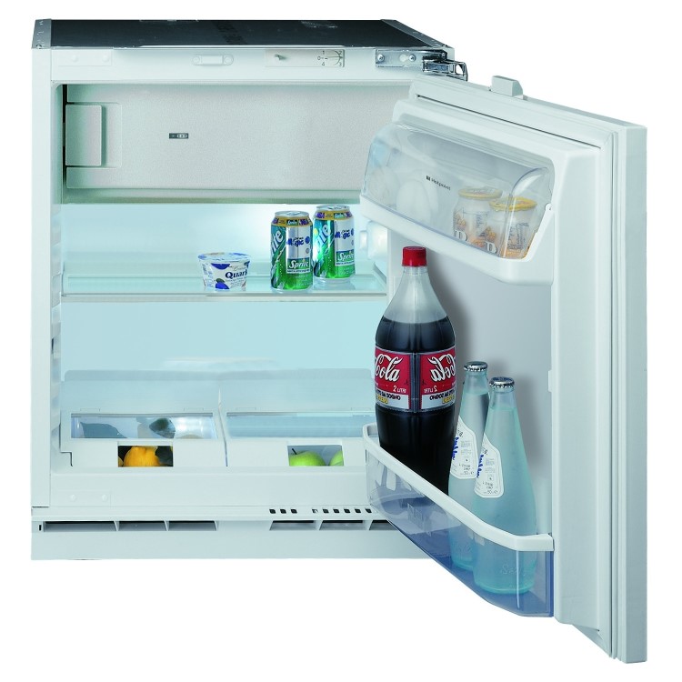 GRADE A1 - Hotpoint HFA1 60cm Wide Integrated Under Counter Fridge - White
