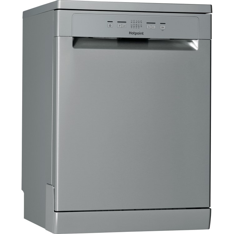 Refurbished Hotpoint Aquarius HFC2B19XUKN 13 Place Freestanding Dishwasher Silver