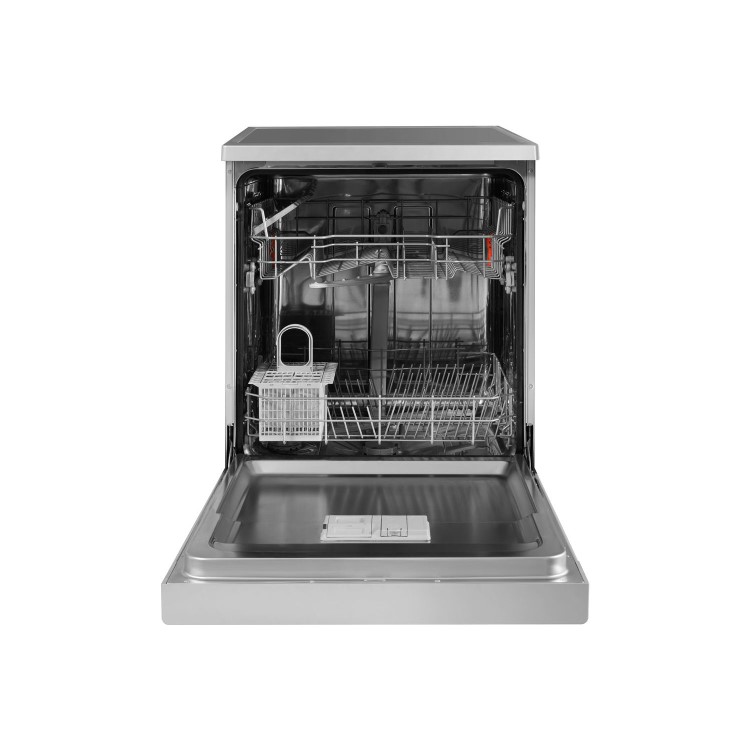 Refurbished Hotpoint Aquarius HFC2B19XUKN 13 Place Freestanding Dishwasher Silver