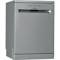 Refurbished Hotpoint Aquarius HFC2B19XUKN 13 Place Freestanding Dishwasher Silver