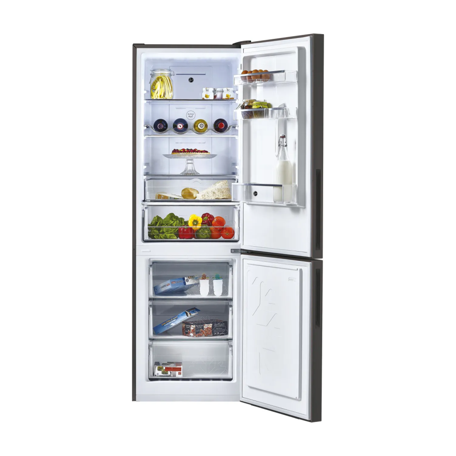 Hoover 60cm Freestanding Fridge Freezer Graphite HFDG6182MANN