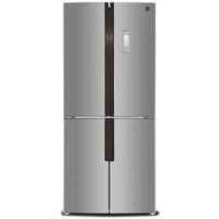 Hoover 422 Litre American Fridge Freezer - Stainless steel