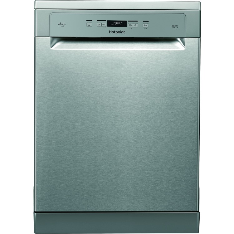 Hotpoint HFO3T222WGXUK 14 Place 3DWashZone A++ Freestanding Dishwasher - Stainless Steel