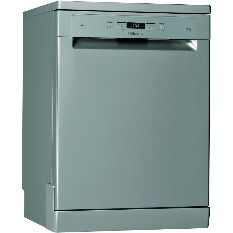 Hotpoint HFO3T222WGXUK 14 Place 3DWashZone A++ Freestanding Dishwasher - Stainless Steel
