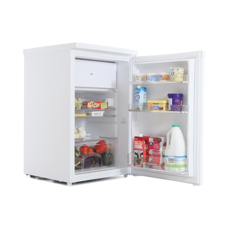 Hoover HFOE54W 55cm Wide Freestanding Under Counter Fridge White