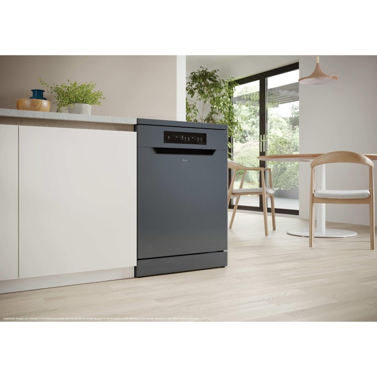 Hoover H-Dish 300 Freestanding Dishwasher - Smart Wi-Fi C Rated Graphite