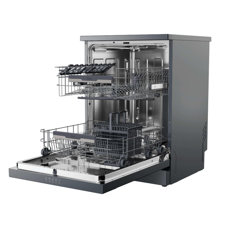 Hoover H-Dish 300 Freestanding Dishwasher - Smart Wi-Fi C Rated Graphite