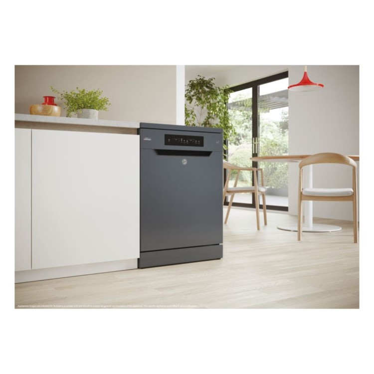 Hoover H-Dish 300 Freestanding Dishwasher - C Rated Graphite