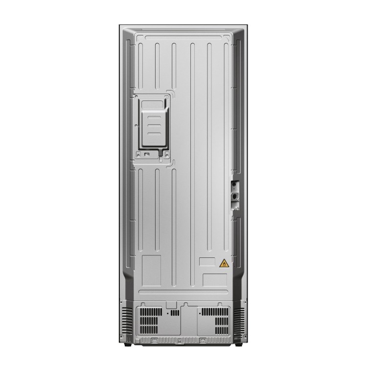 Haier FD 70 Series 3 402 Litre French Style American Fridge Freezer - Dark Inox