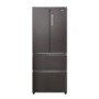 Haier FD 70 Series 3 402 Litre French Style American Fridge Freezer - Dark Inox