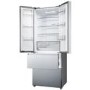 Haier FD 70 Series 5 444 Litre French Style American Fridge Freezer - Platinum Inox