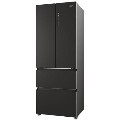 Haier FD 70 Series 5 444 Litre French Style American Fridge Freezer - Black