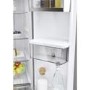 Haier 444 Litre French Style American Fridge Freezer - Platinum Inox