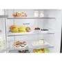 Haier 444 Litre French Style American Fridge Freezer - Platinum Inox