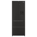 HFR5719EWPB Haier FD 70 Series 5 444 Litre French Style American Fridge Freezer - Black