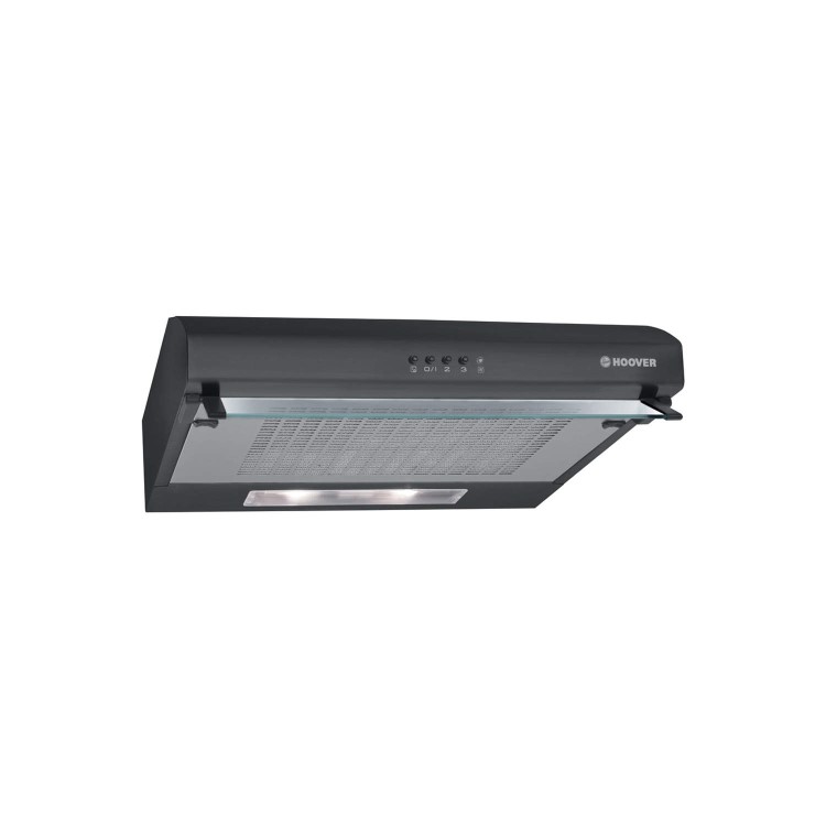 GRADE A3  - Hoover HFT60/2B 60cm Wide Conventional Cooker Hood Black