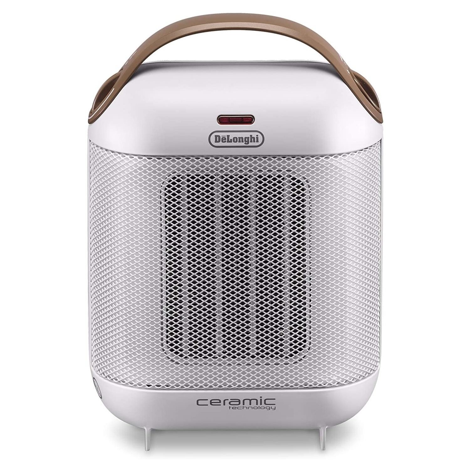 DeLonghi 1.8kW Capsule Ceramic Fan Heater White with 3 years warranty