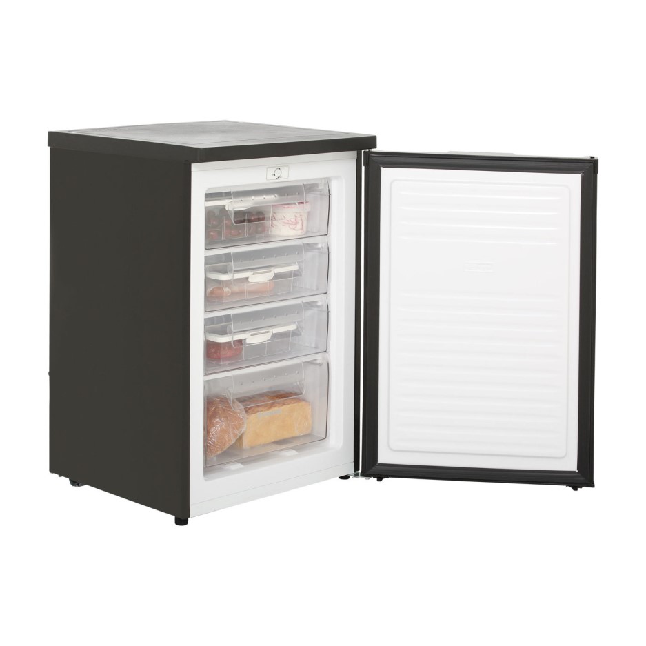 Hoover HFZE54B 55cm Wide Freestanding Under Counter Upright Freezer