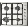 GRADE A2 - Nordmende HG603IX Stainless Steel 60cm Gas Hob with Stainless Steel Knobs - Side Control