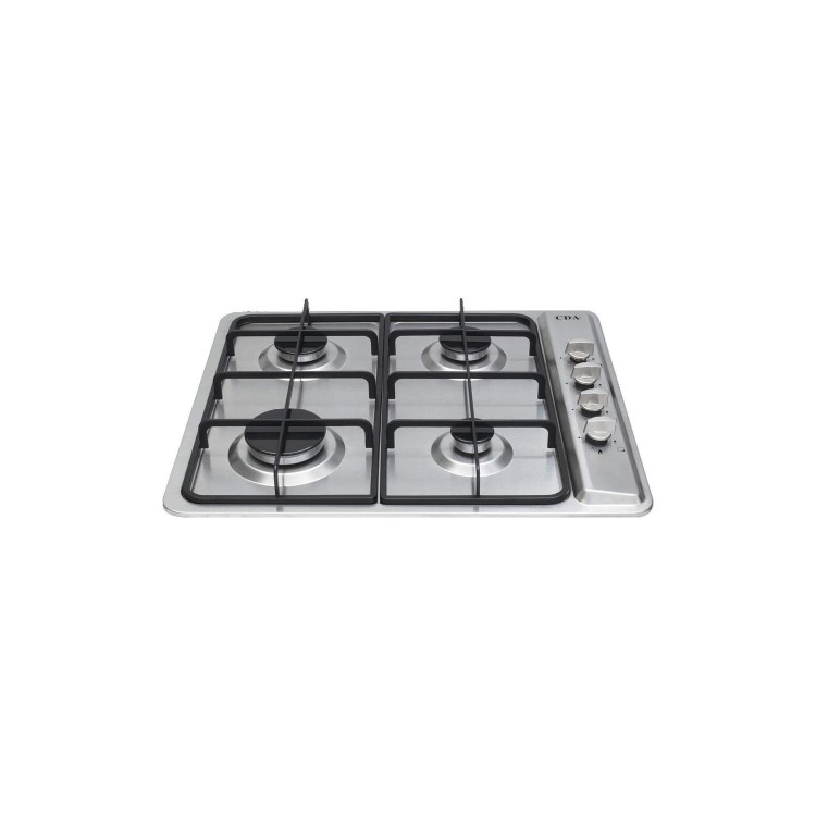 CDA HG6100LSS LPG-ready Four Burner Gas Hob Stainless Steel