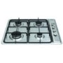 CDA HG6100SS Four Burner Gas Hob With Enamel Pan Stands Stainless Steel
