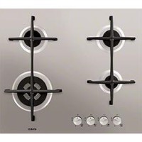 AEG HG654421UM 60cm Four Burner Gas Hob Stainless Steel