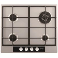 AEG HG654440SM 60cm Four Burner Gas Hob - Stainless Steel