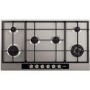 Refurbished AEG HG956440SM Extra Wide 90cm 6 Burner Gas Hob Stainless Steel