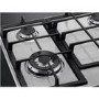Refurbished AEG HGB64420YM 60cm 4 Burner Gas Hob with Wok Burner Stainless Steel