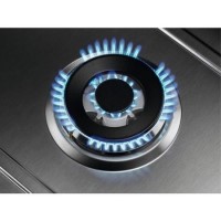 AEG 6000 Series 60cm 4 Burner Gas Hob with Wok Burner - Stainless Steel