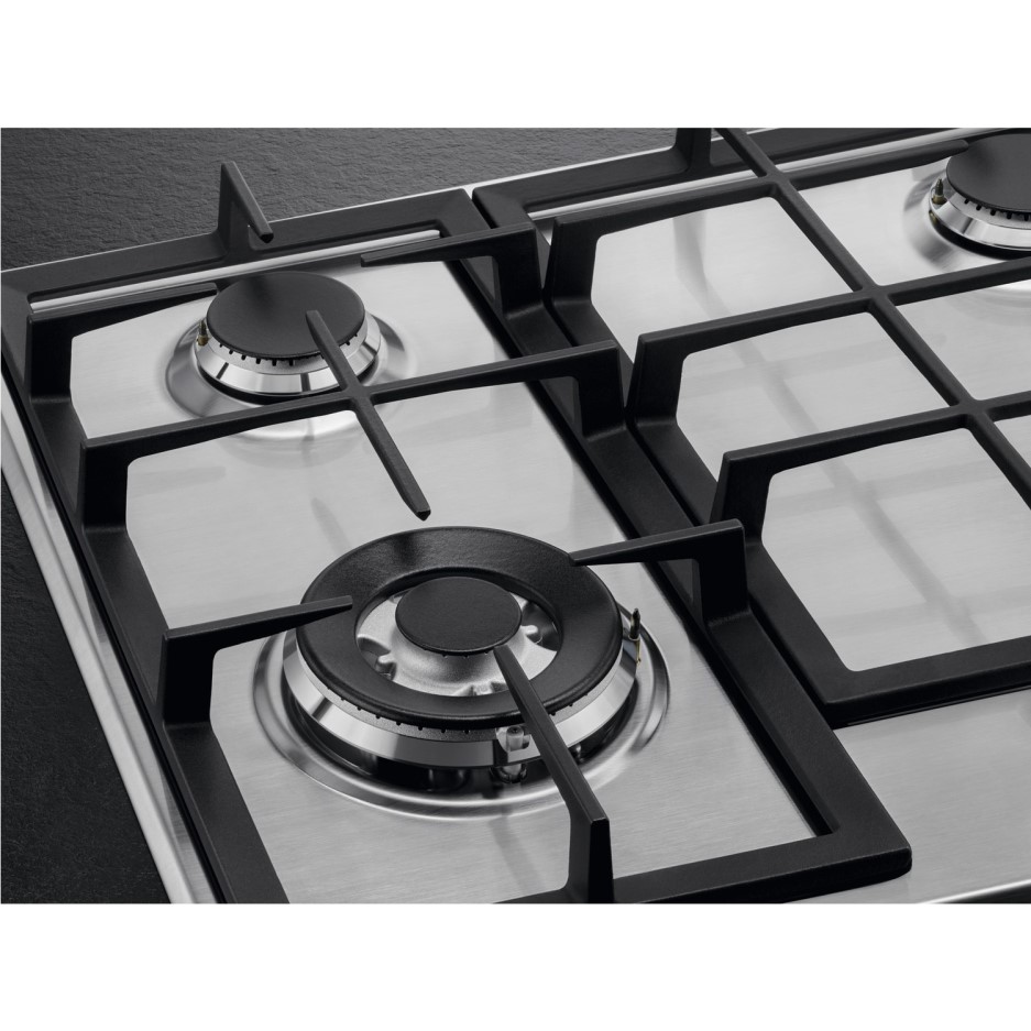 AEG HGB64420YM 60cm Four Burner Gas Hob Stainless Steel Appliances