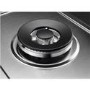 GRADE A2 - AEG HGB95520YM 86cm Five Burner Gas Hob With Cast Iron Pan Stands - Stainless steel