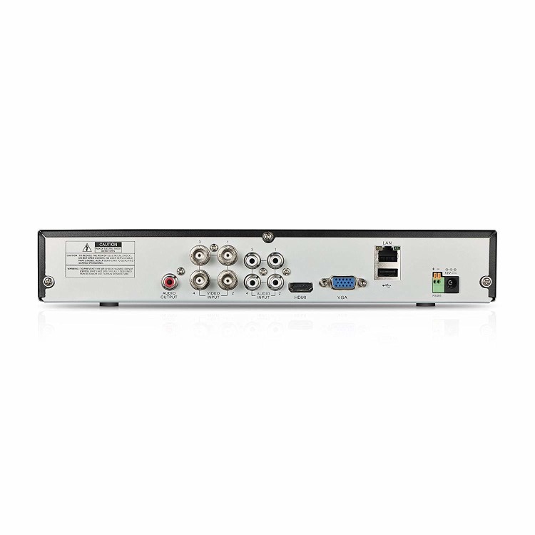 HomeGuard CCTV System - 4 Channel 1080p DVR with 2 x 1080p HD Cameras & 1TB HDD