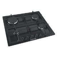 Hoover HGH64SCB Four Burner 60cm Gas Hob Black