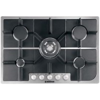Hoover HGH75SQDX Designer 75cm Gas Hob Stainless Steel